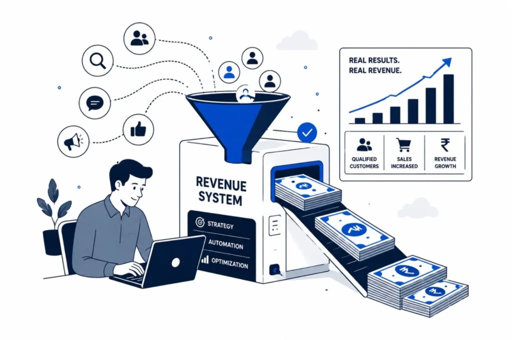 Digital marketer at our digital marketing agency in Malappuram creating revenue-focused marketing strategies for businesses.