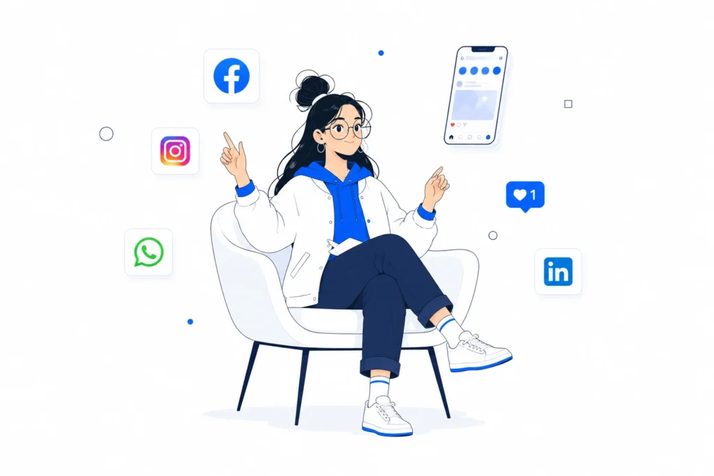 Social Media Management Company for Small Business in Kerala creating engaging content and managing Facebook, Instagram, and LinkedIn accounts.